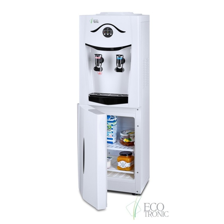 Кулер для воды Ecotronic K21-LF white+black с холодильником