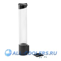 Держатель для стаканов VATTEN CD-V70SB 70ст,черный, на саморезах Держатель для стаканов VATTEN CD-V70SB 70ст,черный, на саморезах