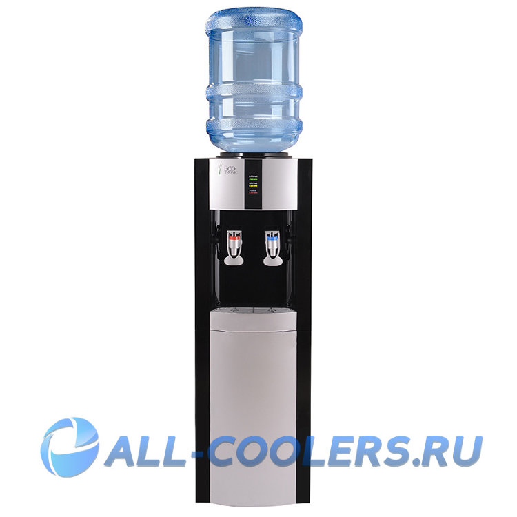 Кулер для воды с холодильником напольный Ecotronic H1-LF Black