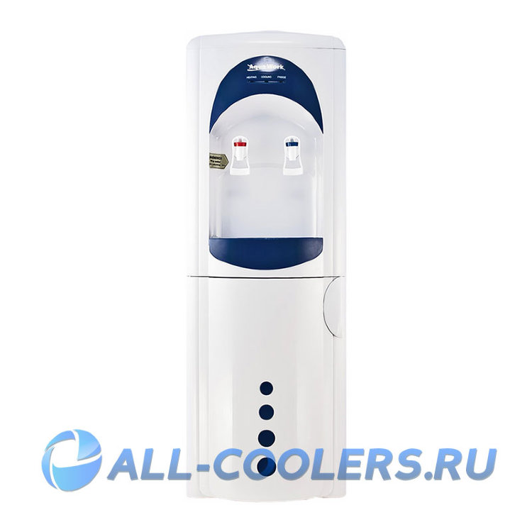 Кулер для воды с холодильником напольный Aqua Work 28-L-B/B синий