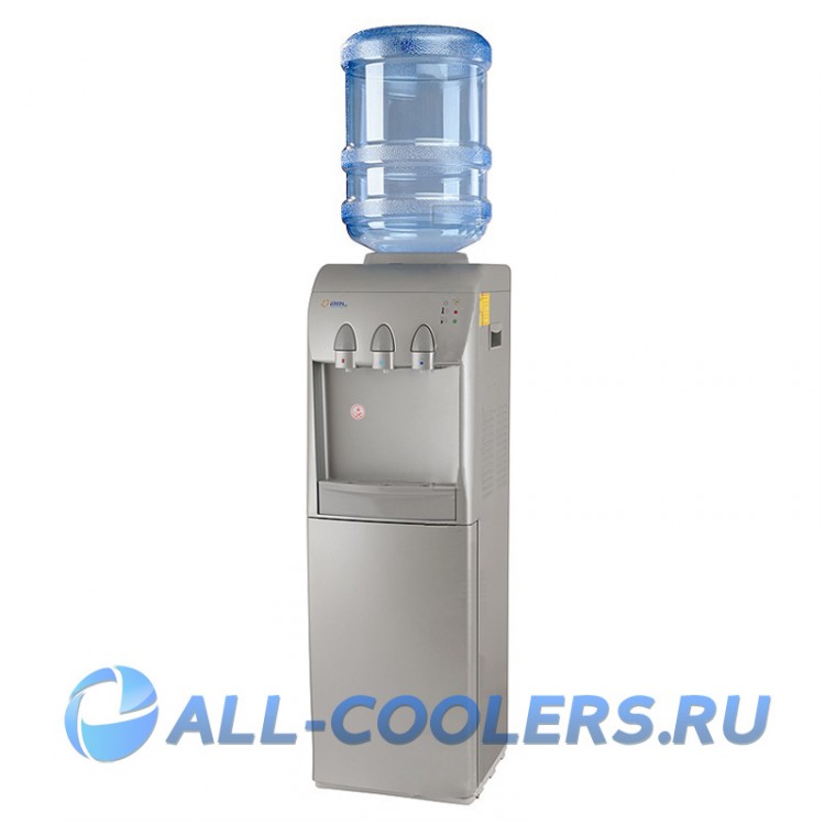 Кулер для воды с холодильником напольный LC-AEL-31B SILVER