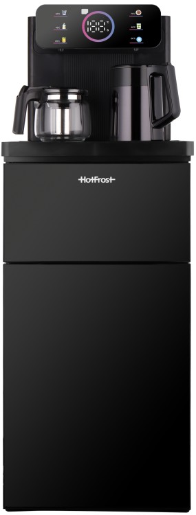 Кулер с чайным столиком Тиабар HotFrost V1275TEA BLACK