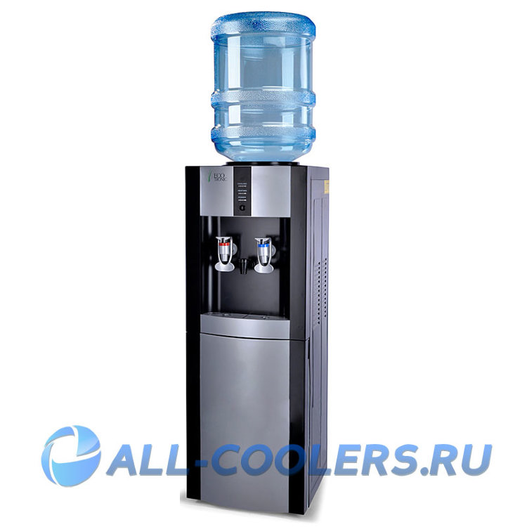 Кулер для воды с газацией напольный Ecotronic H1-L CARBO Black