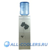 Кулер для воды с холодильником напольный LC-AEL-601B SILVER