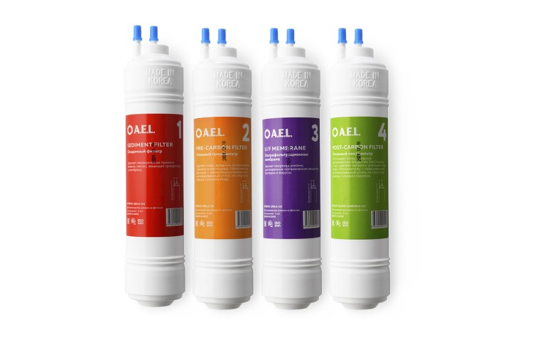 Комплект фильтров для очистки воды AEL 12 дюймов