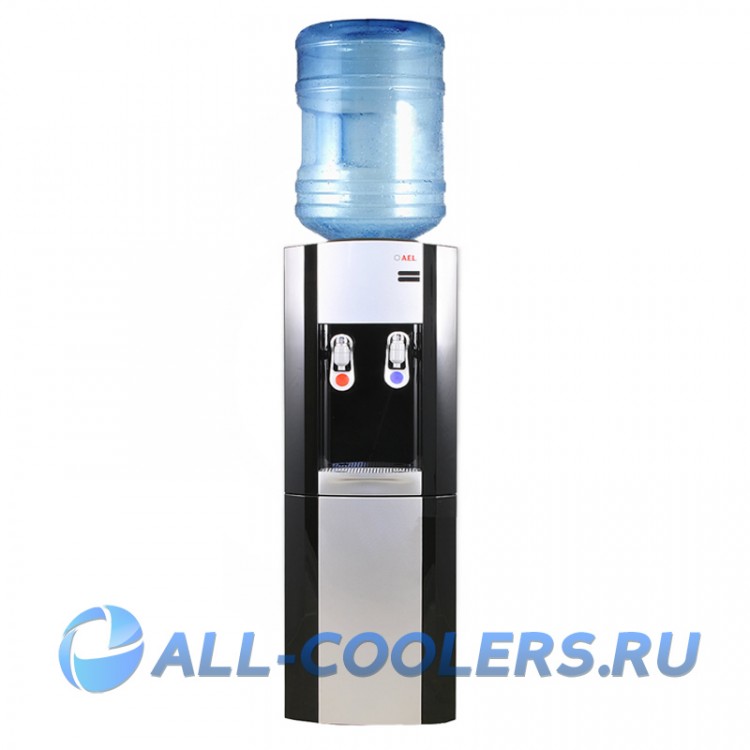 Кулер для воды с холодильником напольный LC-AEL-116B SILVER