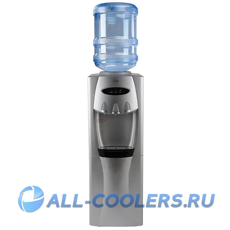 Кулер для воды со шкафчиком напольный Ecotronic G30-LCE silver