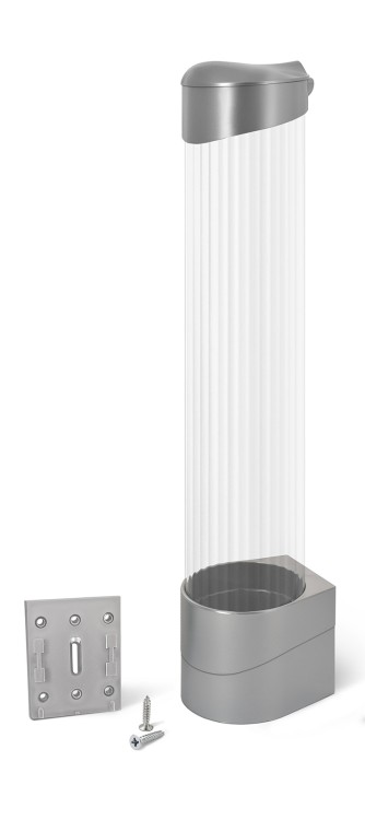 Держатель для стаканов Ecotronic Classic (шурупы) мод.001 серебристый