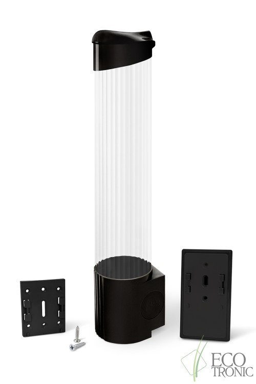 Держатель для стаканов Ecotronic (супер магнит+шурупы) мод.001 черный