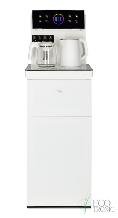 Кулер с чайным столиком Тиабар Ecotronic TB25-LNR white