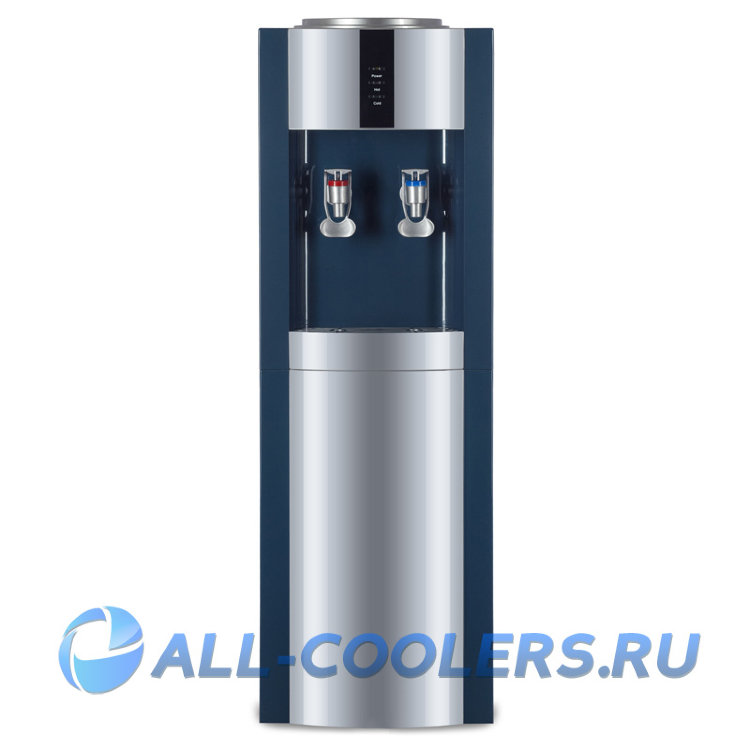 Кулер для воды с холодильником напольный Ecotronic "Экочип" V21-LF green+silver