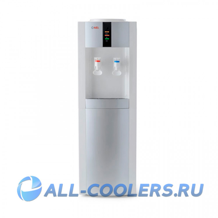 НАПОЛЬНЫЙ КУЛЕР ДЛЯ ВОДЫ LD-AEL-47C WHITE/SILVER